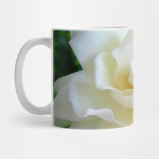 White Flower Mug